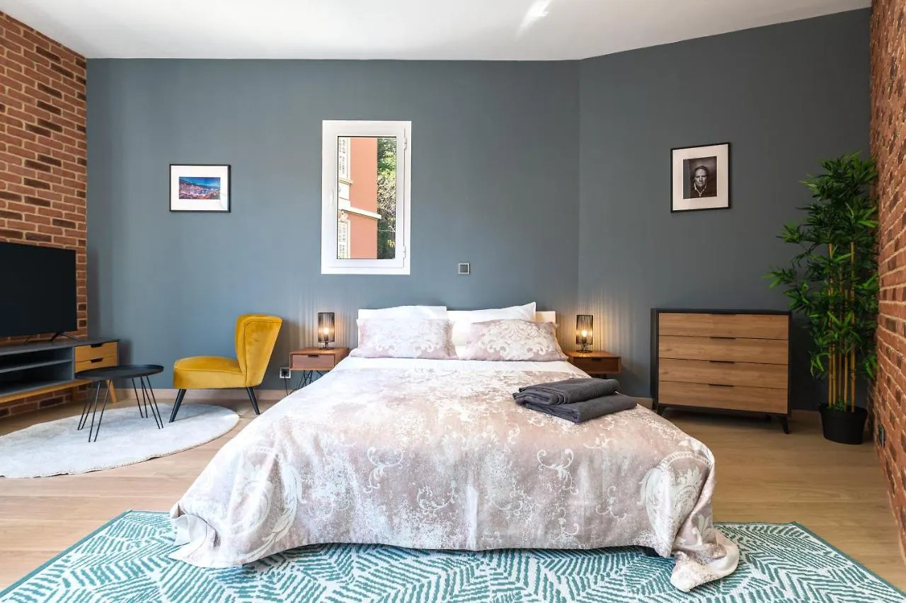 Spacieux Studio Haut Plafond Proche Monaco Beausoleil 0*,  France